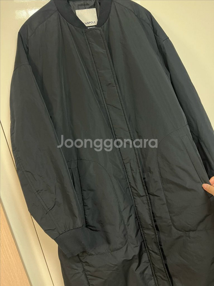 빈폴 스타디움 롱 패딩 점퍼 경량급 솜 누빔 코트 자켓--6