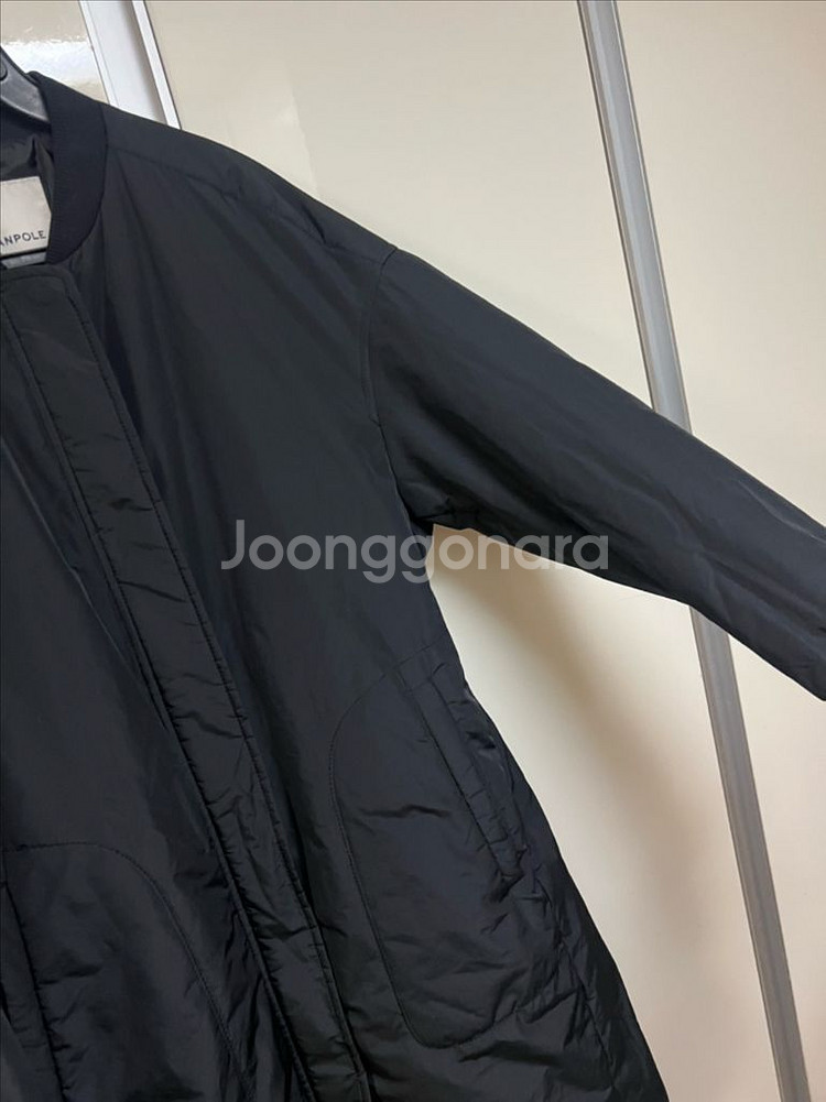 빈폴 스타디움 롱 패딩 점퍼 경량급 솜 누빔 코트 자켓--5