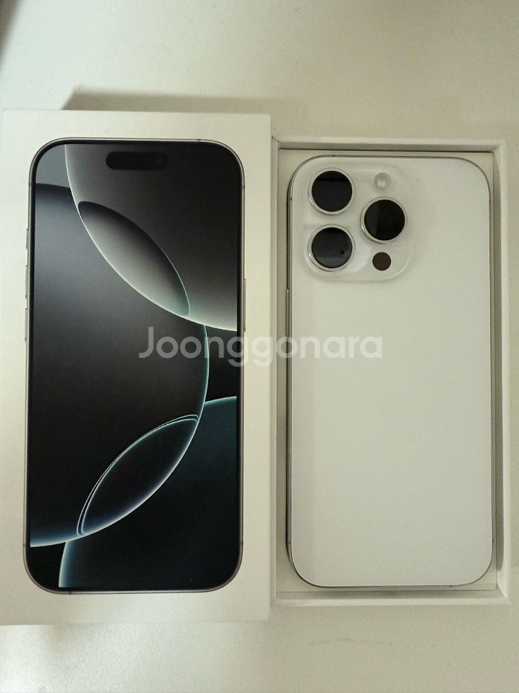아이폰 16pro 512G 화이트 티타늄--0