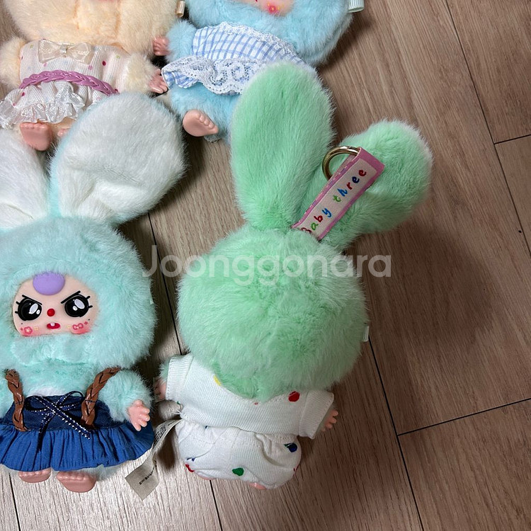개당 베이비쓰리 미사용 인형키링--4