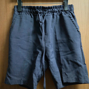 밴딩 슬랙스 4부 반바지 차콜 M 28-30