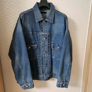 유니클로 데님 트러커 자켓 3XL