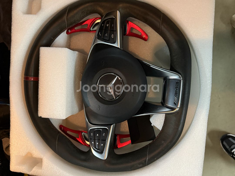 벤츠 정품 d컷 핸들--0