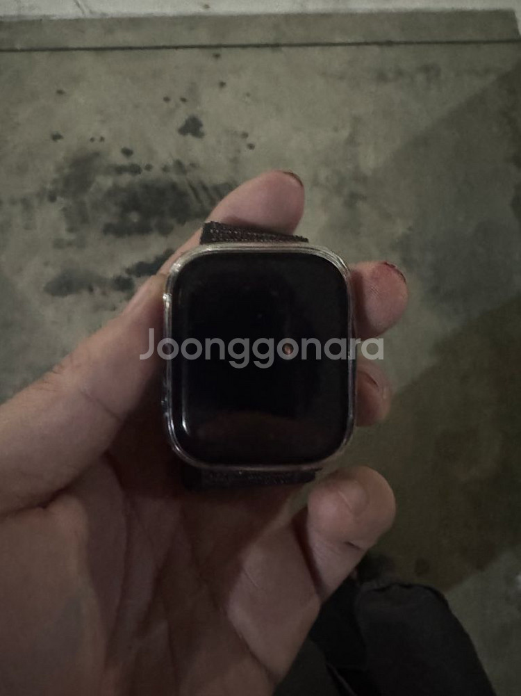 애플워치9 45mm 알루미늄 gps 본체단품--0