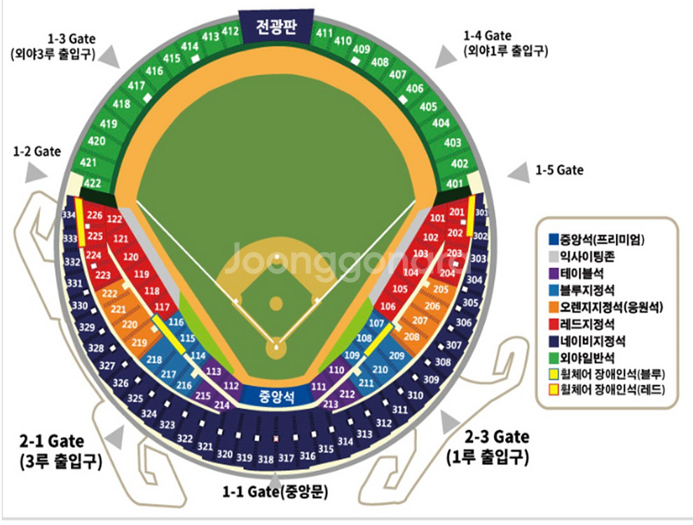 7/26(토) 두산 LG 1루 네이비석 2연석--0