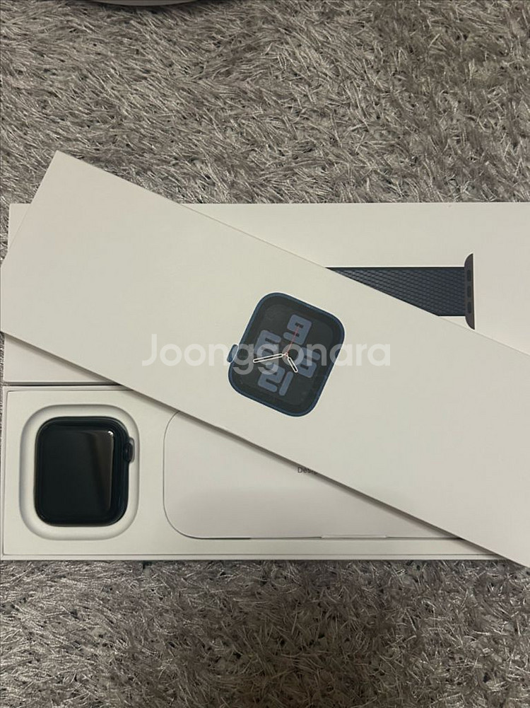 애플워치 se2 44mm 미드나이트 셀룰러 새상품급--0