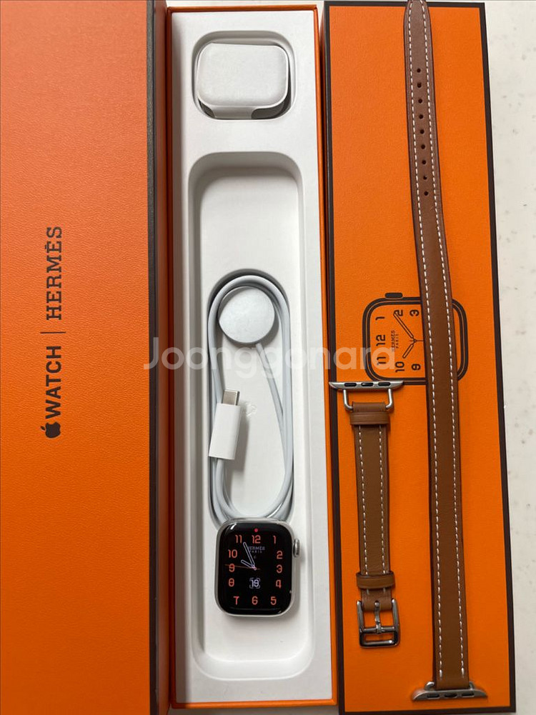 애플워치7에르메스 실버 41mm SS급--0