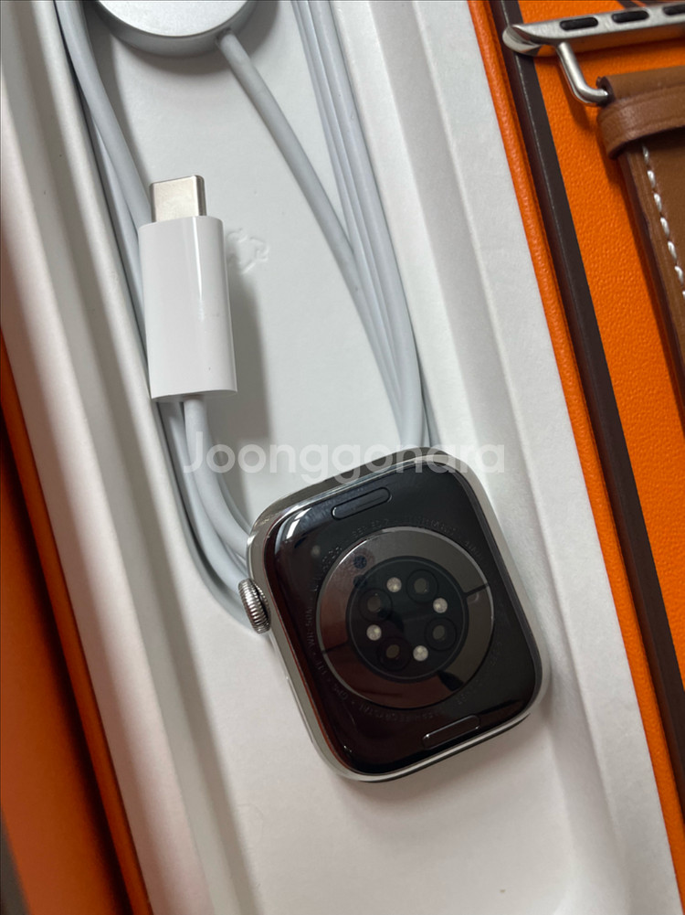 애플워치7에르메스 실버 41mm SS급--2
