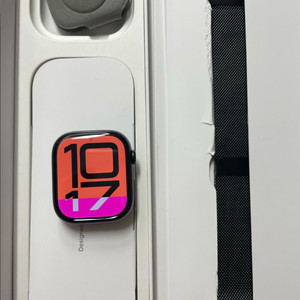 애플워치10티타늄 슬레이트 46mm 신품급