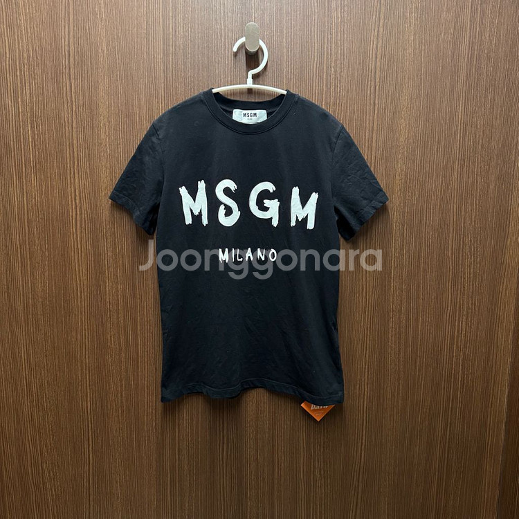 MSGM 라운드 반팔 여성S--0