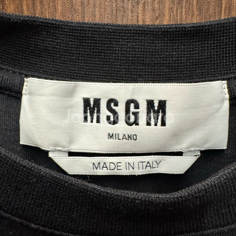 MSGM 라운드 반팔 여성S--2