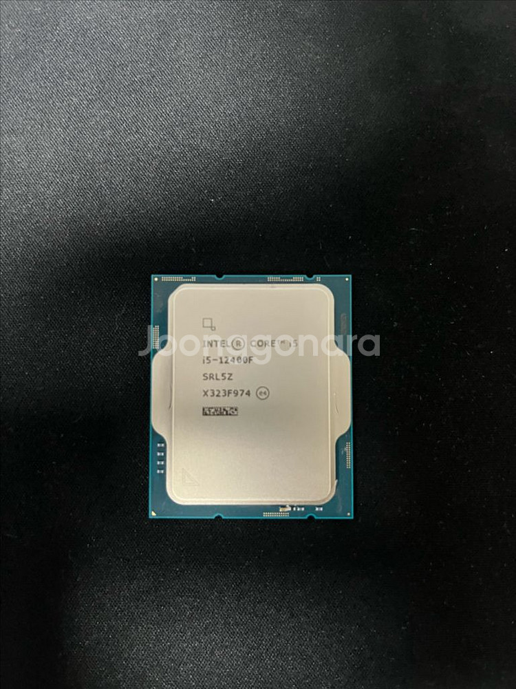 인텔 i5-12400F CPU(정품)--0