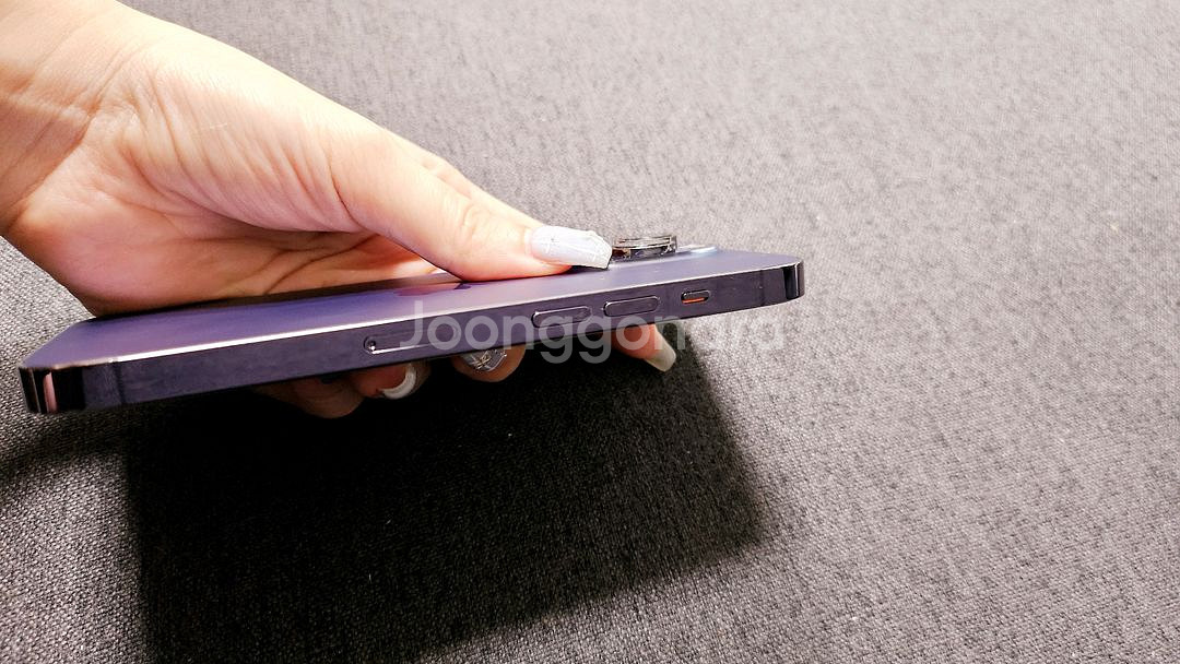 아이폰14 프로 128GB 딥퍼플 배터리100% 보증O--3