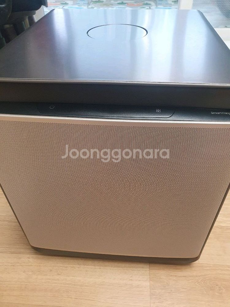 삼성 큐브 공기청정기 샴페인 골드--2