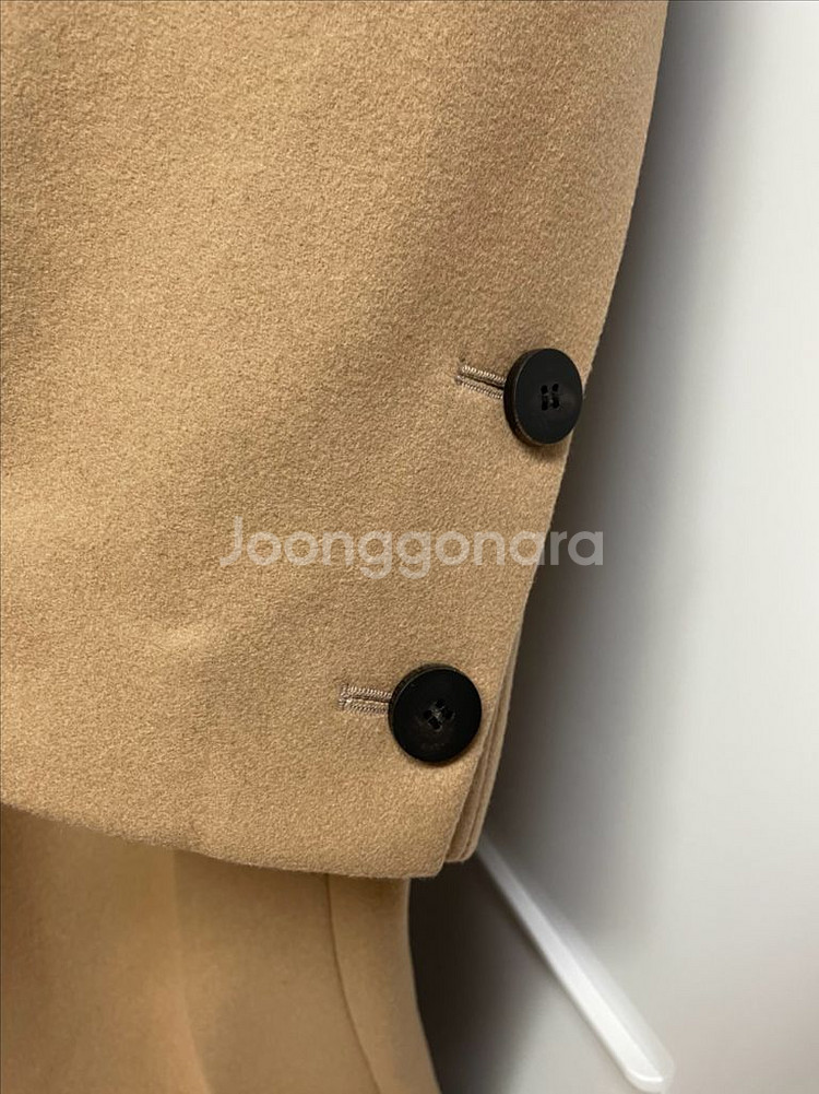 우영미 21fw 베이지 캐시미어 코트 50사이즈--3