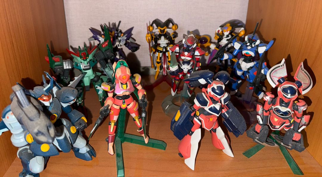 골판지전사 LBX 조립품 이미지