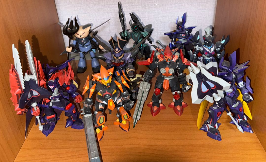 골판지전사 LBX 조립품 이미지