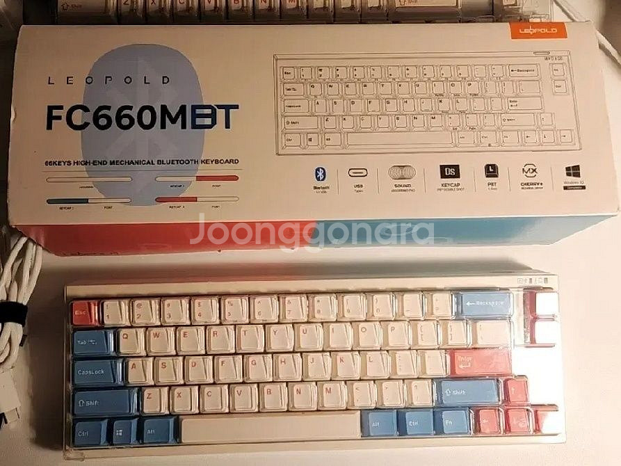 레오폴드 fc660m BT 기계식키보드 체리 갈축--0
