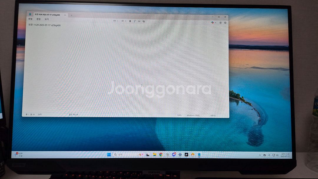 삼성 오디세이 G4 S25BG400--2