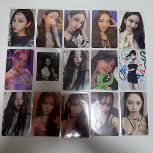 (사진2장)에스파 카리나 윈터 포카 일괄 양도