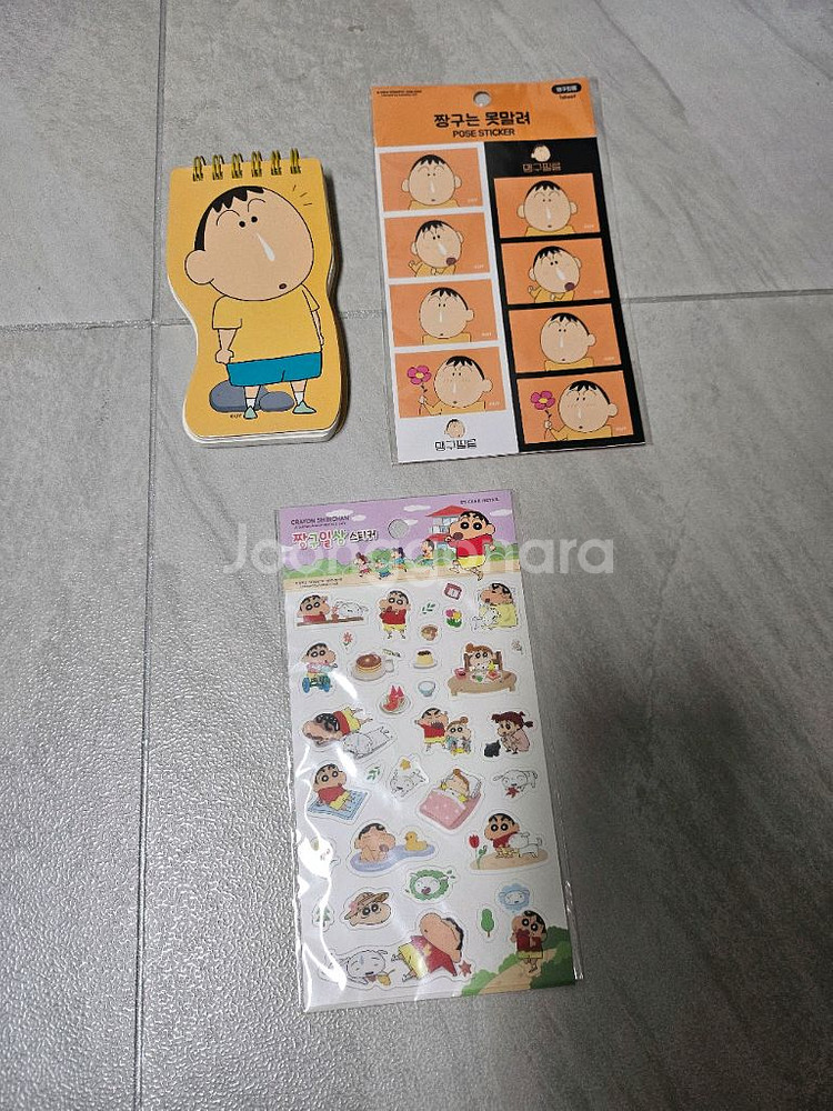 짱구는못말려 맹구 수첩&스티커2종(대원 정품)--0