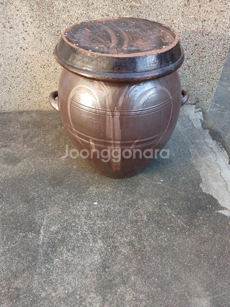 국산 옹기 항아리 (중요무형문화재 96호 옹기 항아리)--0