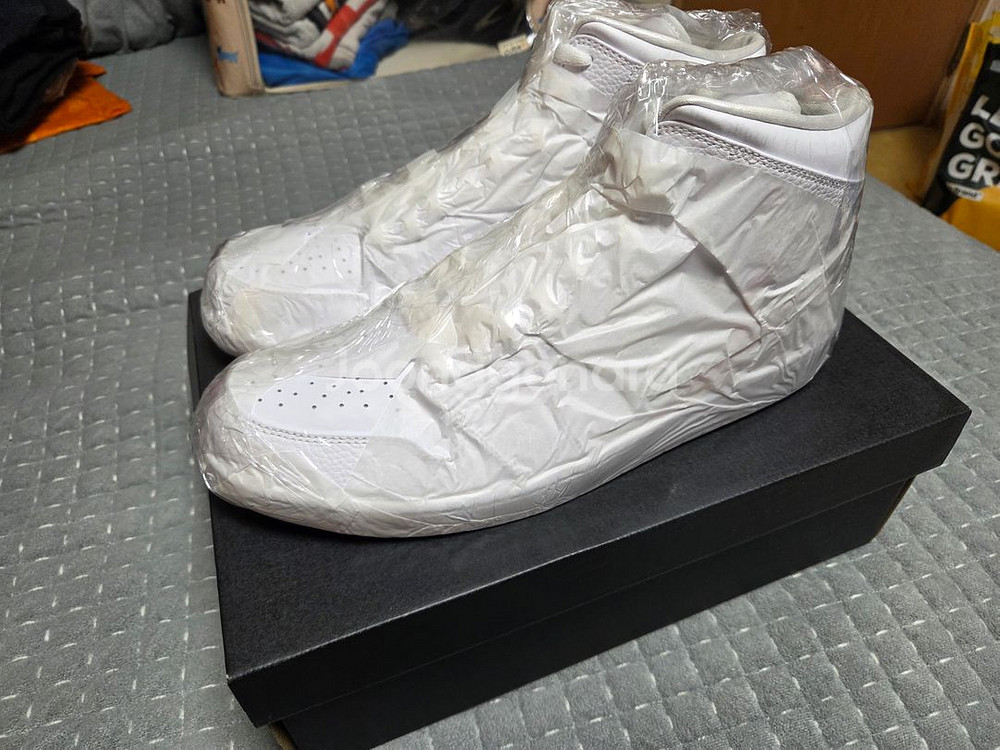 조던 1 미드 트리플화이트 310mm( 새상품)--4