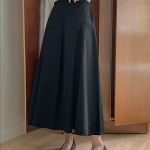 메이글 샌드 주름 핀턱 스커트 베이지 M