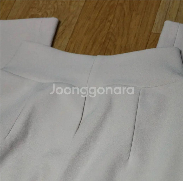 디어모먼트 여성 스판 밴딩 슬림핏 부츠컷팬츠 아이베이지--4