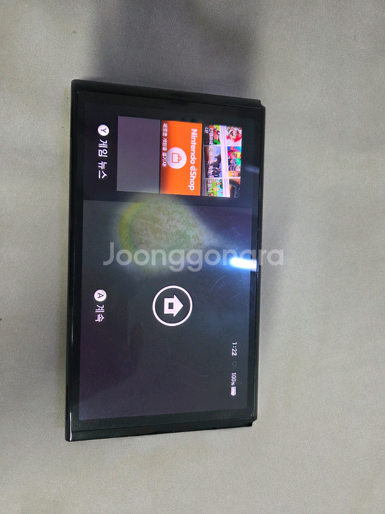 닌텐도 스위치 oled 본체만 [화면멍있음)--0