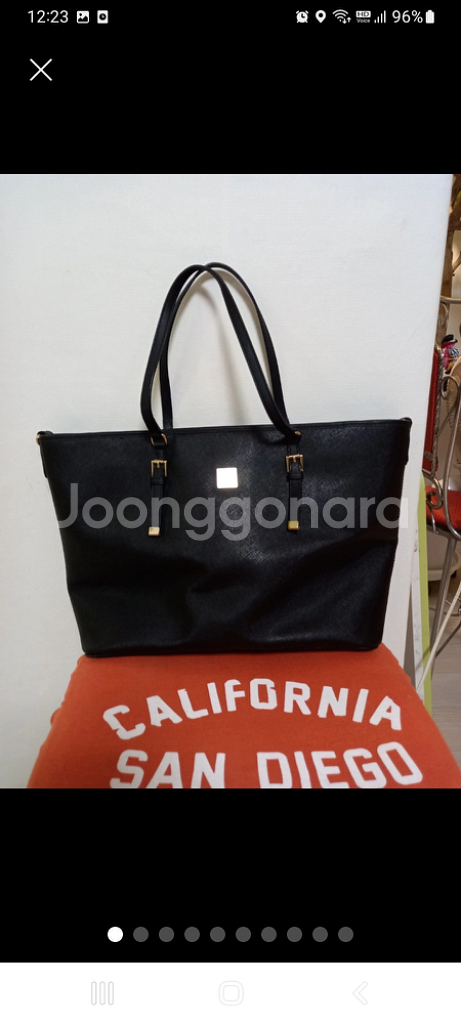 여성 시슬리 레인보우 쇼퍼백--0