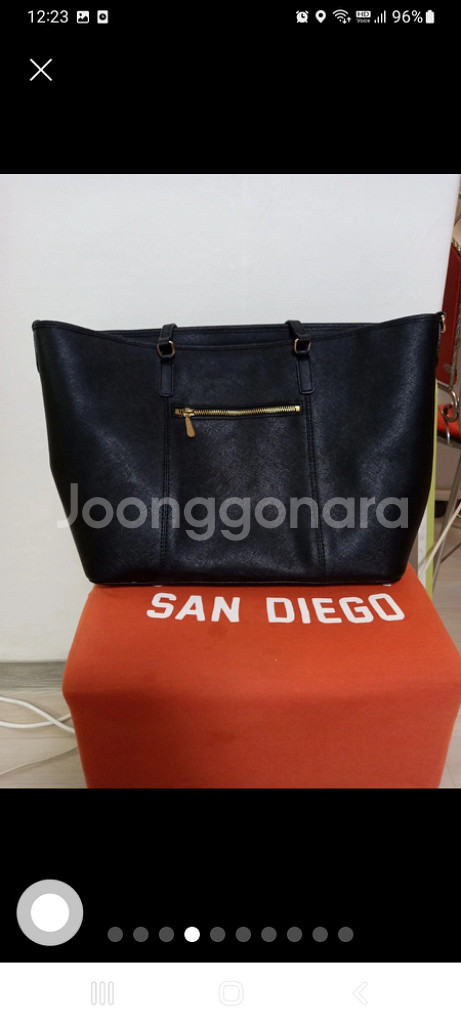 여성 시슬리 레인보우 쇼퍼백--3