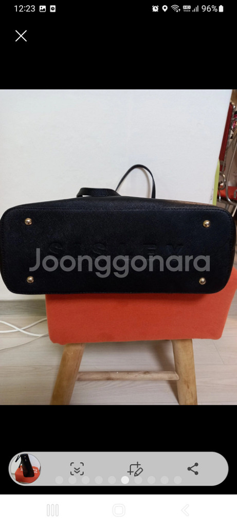 여성 시슬리 레인보우 쇼퍼백--5