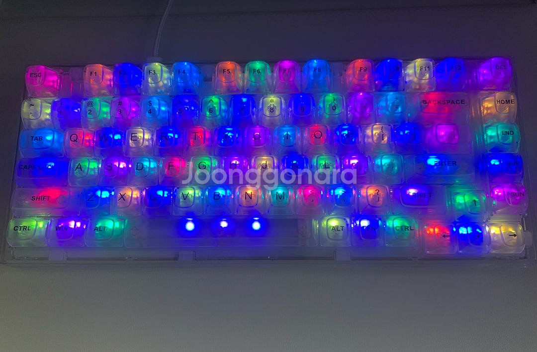 아이노비아 윤지75 저소음 투명 키보드--3