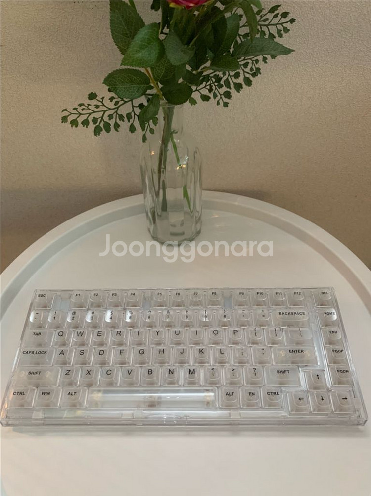 아이노비아 윤지75 저소음 투명 키보드--0