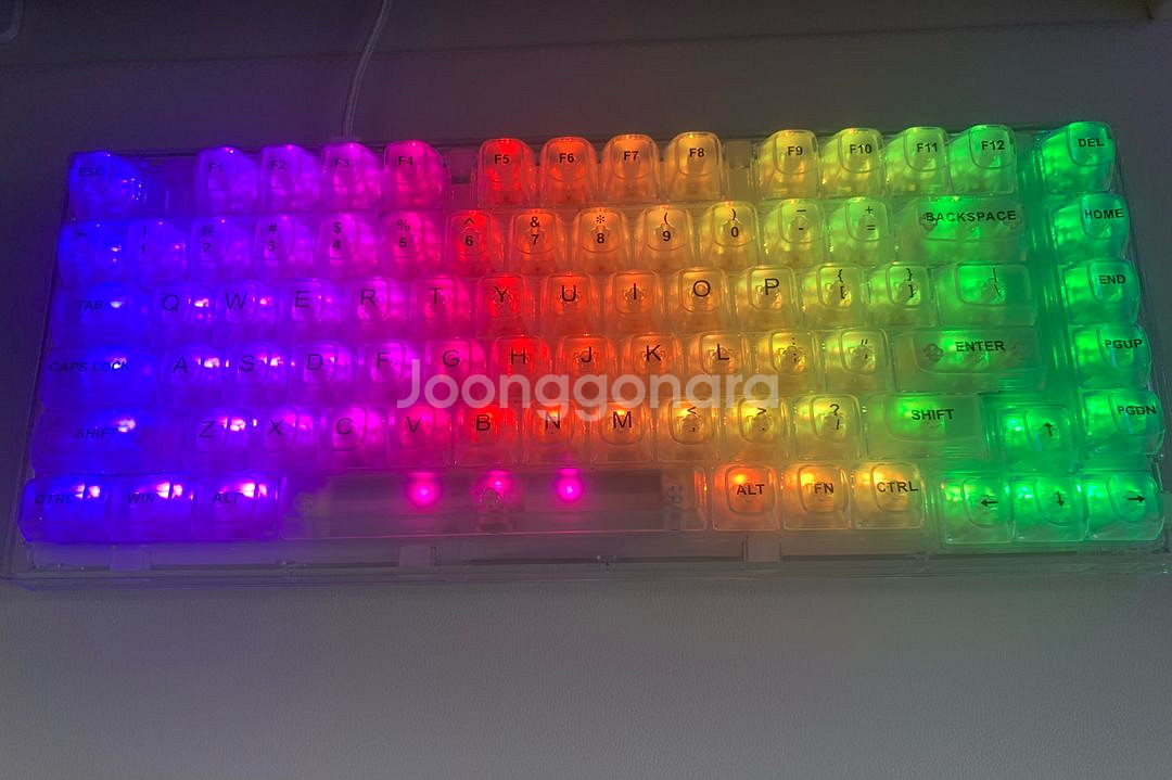 아이노비아 윤지75 저소음 투명 키보드--2