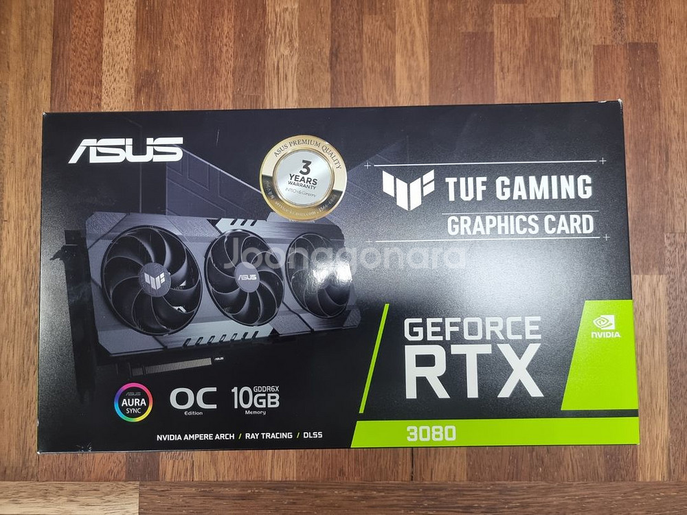 ASUS TUF GAMING 3080 10GB 그래픽--0