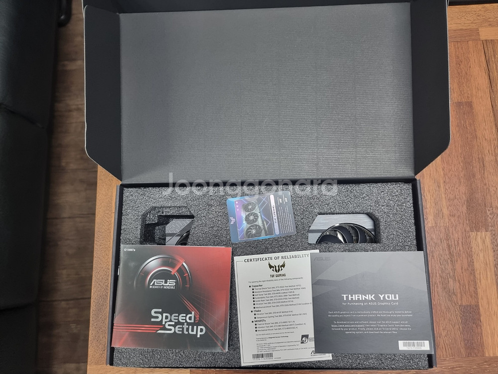 ASUS TUF GAMING 3080 10GB 그래픽--3