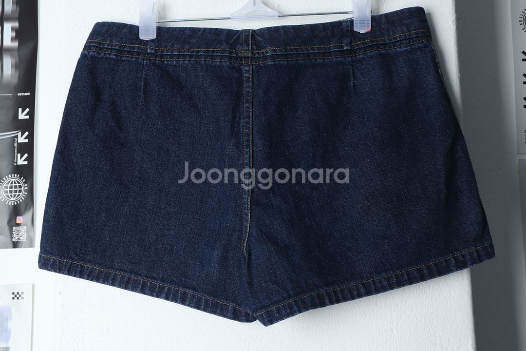 W(L-XL) 타미힐피거 반바지 팬츠 데님 청 숏--2