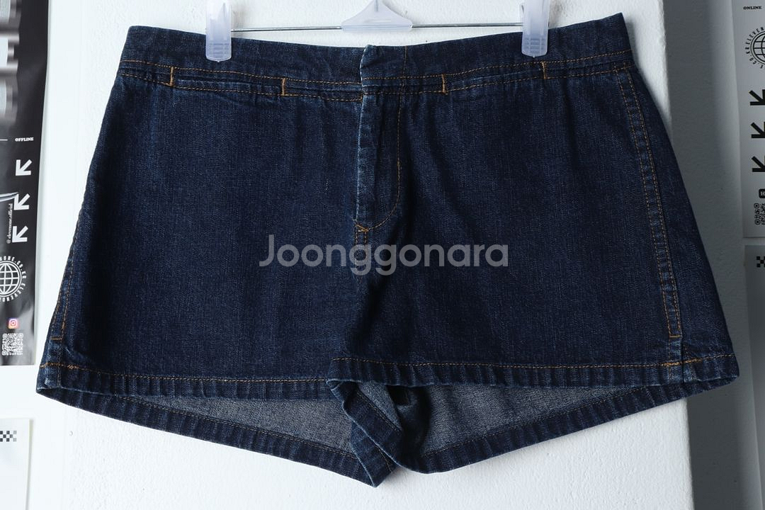 W(L-XL) 타미힐피거 반바지 팬츠 데님 청 숏--1