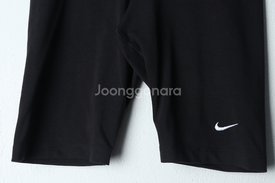 W(M) 나이키 반바지 팬츠 레깅스 블랙 밴딩--3