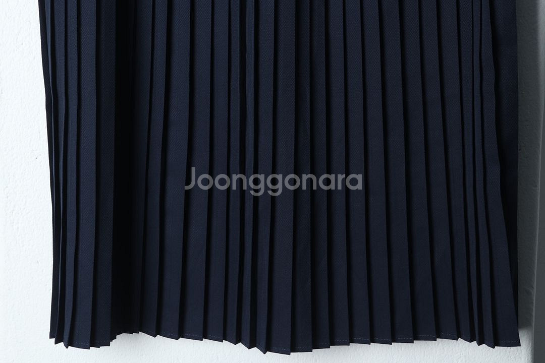 W(M) 라코스테 스커트 치마 네이비 플리츠 롱--3