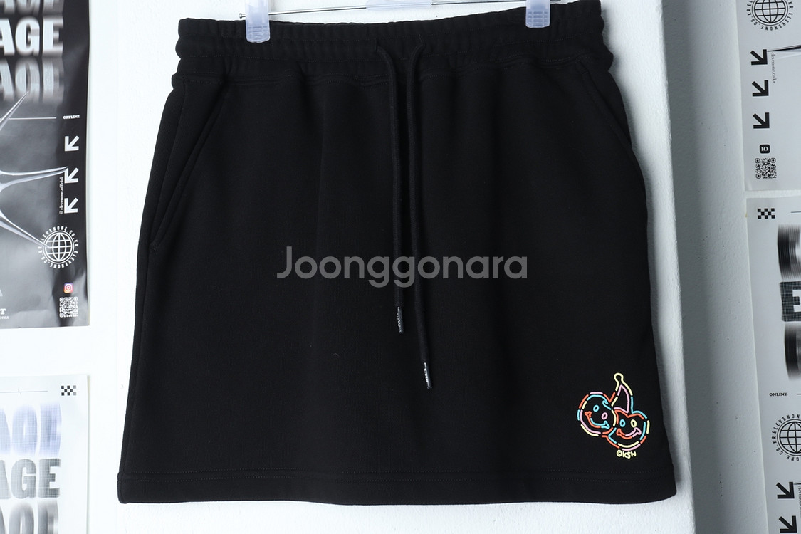 W(M) 키르시 스커트 치마 블랙 밴딩 한정판--1