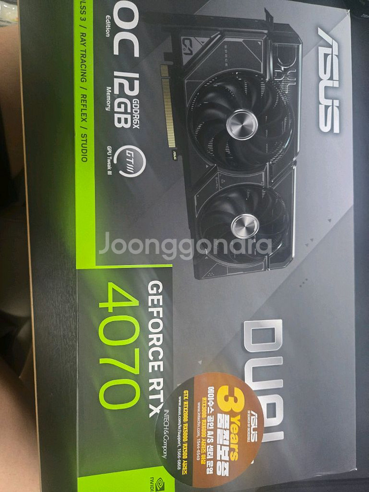 rtx 4070 asus dual oc 12gb--0