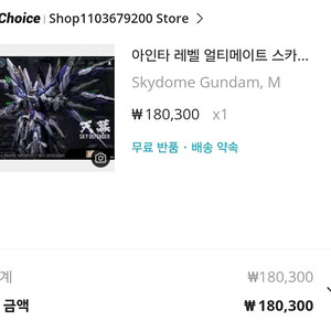 스카이둠 건담 (조립완료) 팔아요