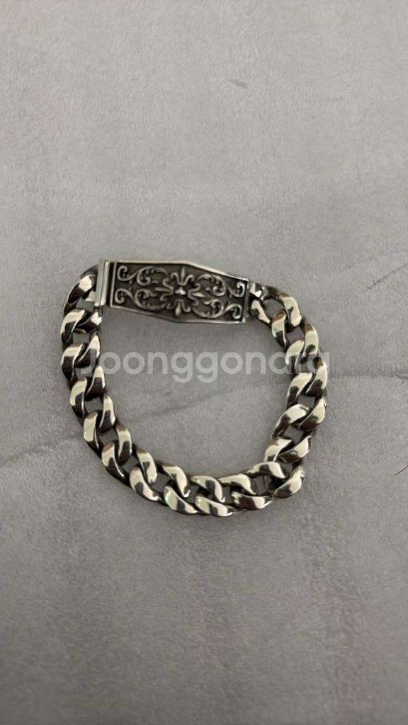 웰스오너 maine acanthus chain 은팔찌--2
