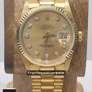 롤렉스 18k금통 31mm.