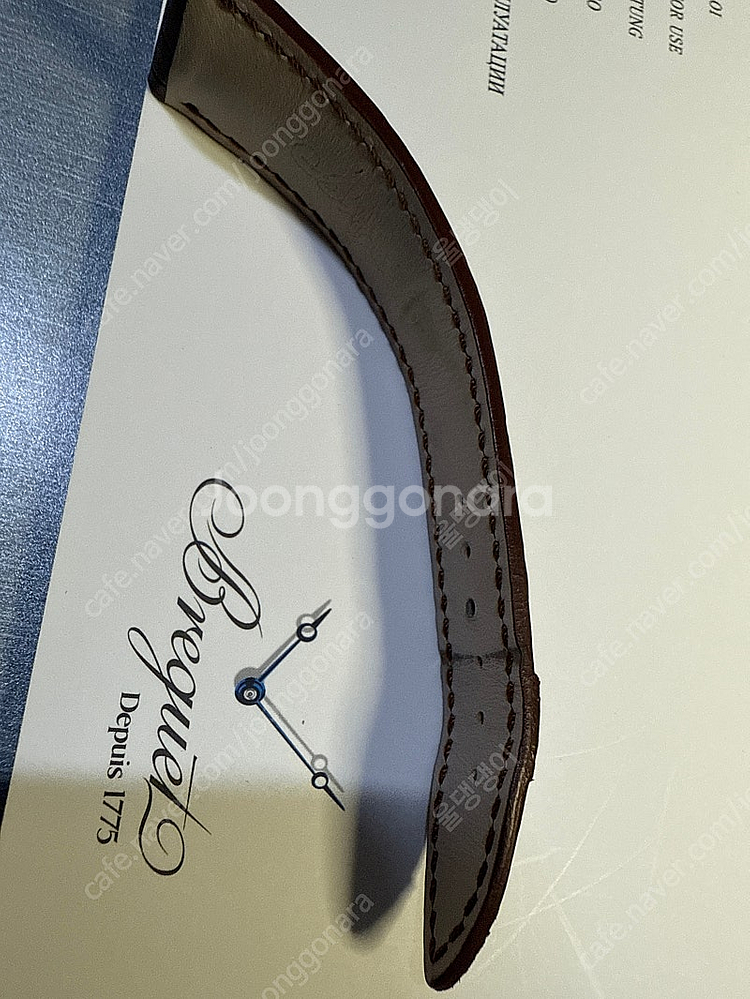 브레게 클래식 용 스트랩 _정품_제품 구매시 달려있던--3