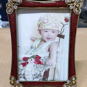 6개) 실버큐빅장식 미니액자 8*10.5cm