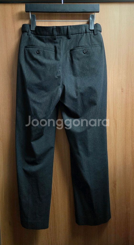 [무신사스탠다드] 와이드 크롭 슬랙스 차콜그레이 28--9